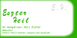 eszter heil business card